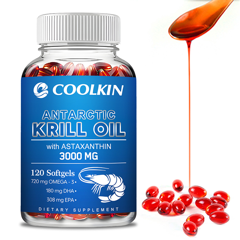 Omega 3 Fish Oil - زيت كريل أنتاركتيكا 3000 مجم -