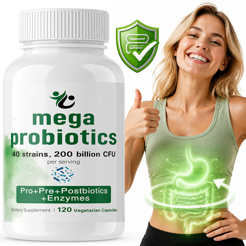 Digestive Enzyme Blend - بروبيوتيك 200 مليار وحدة كروية مكروبية،