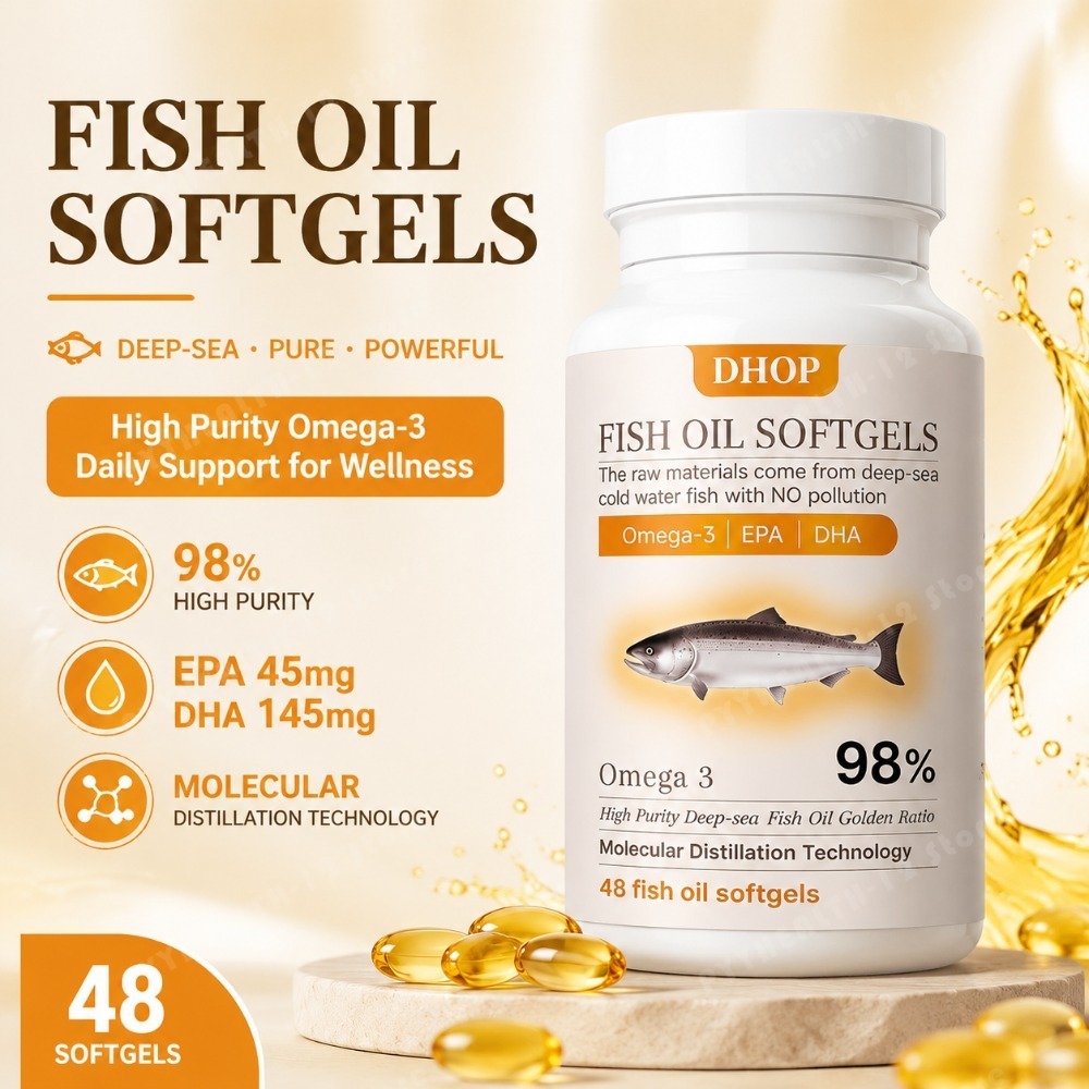 Omega 3 Fish Oil - كبسولات زيت السمك أوميغا 3، EPA