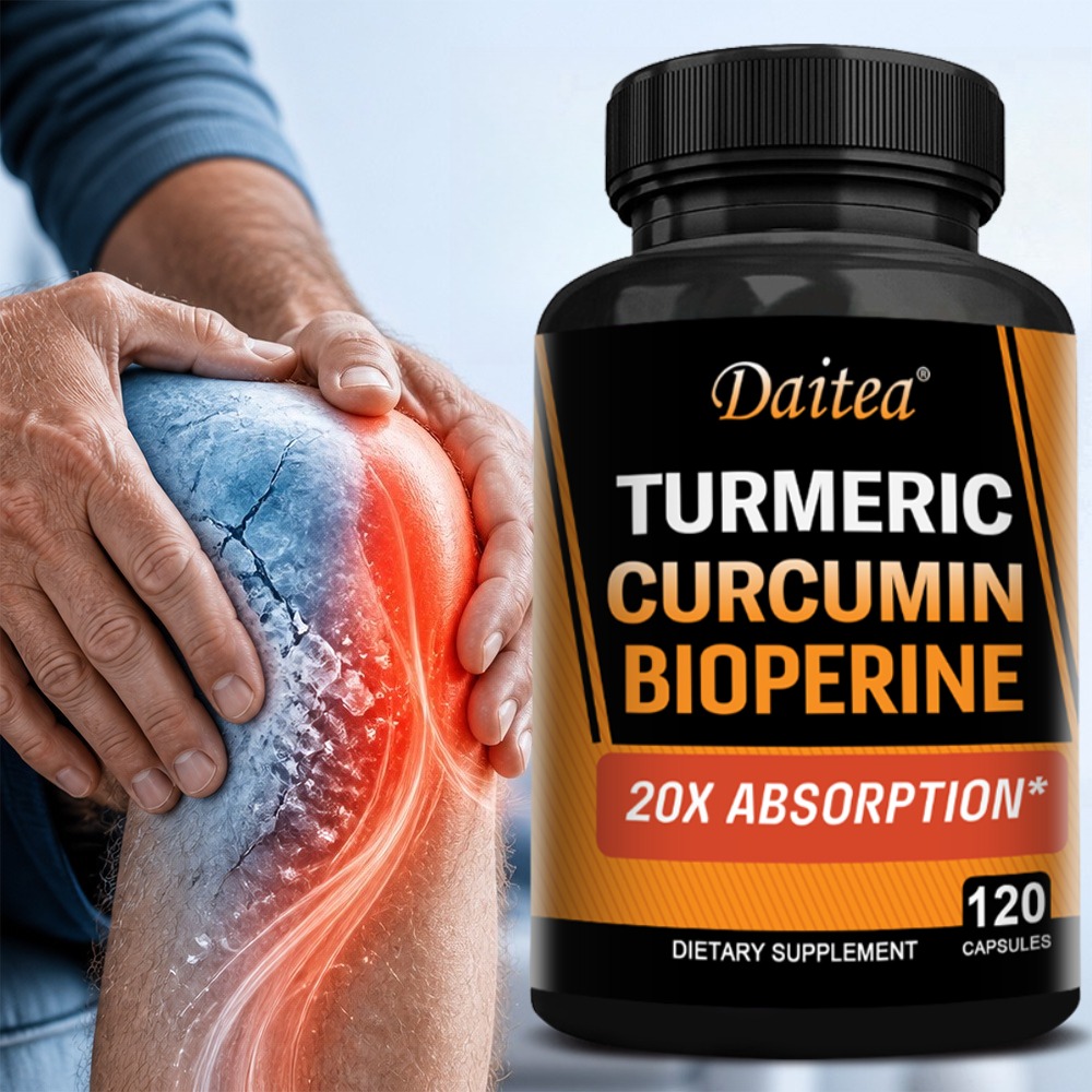 Turmeric Curcumin Capsule - كبسولات الكركم - مع بيوبيرين، 95%
