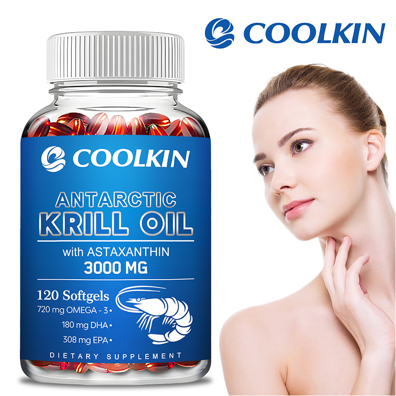 Omega 3 Fish Oil - زيت كريل أنتاركتيكا 3000 مجم -