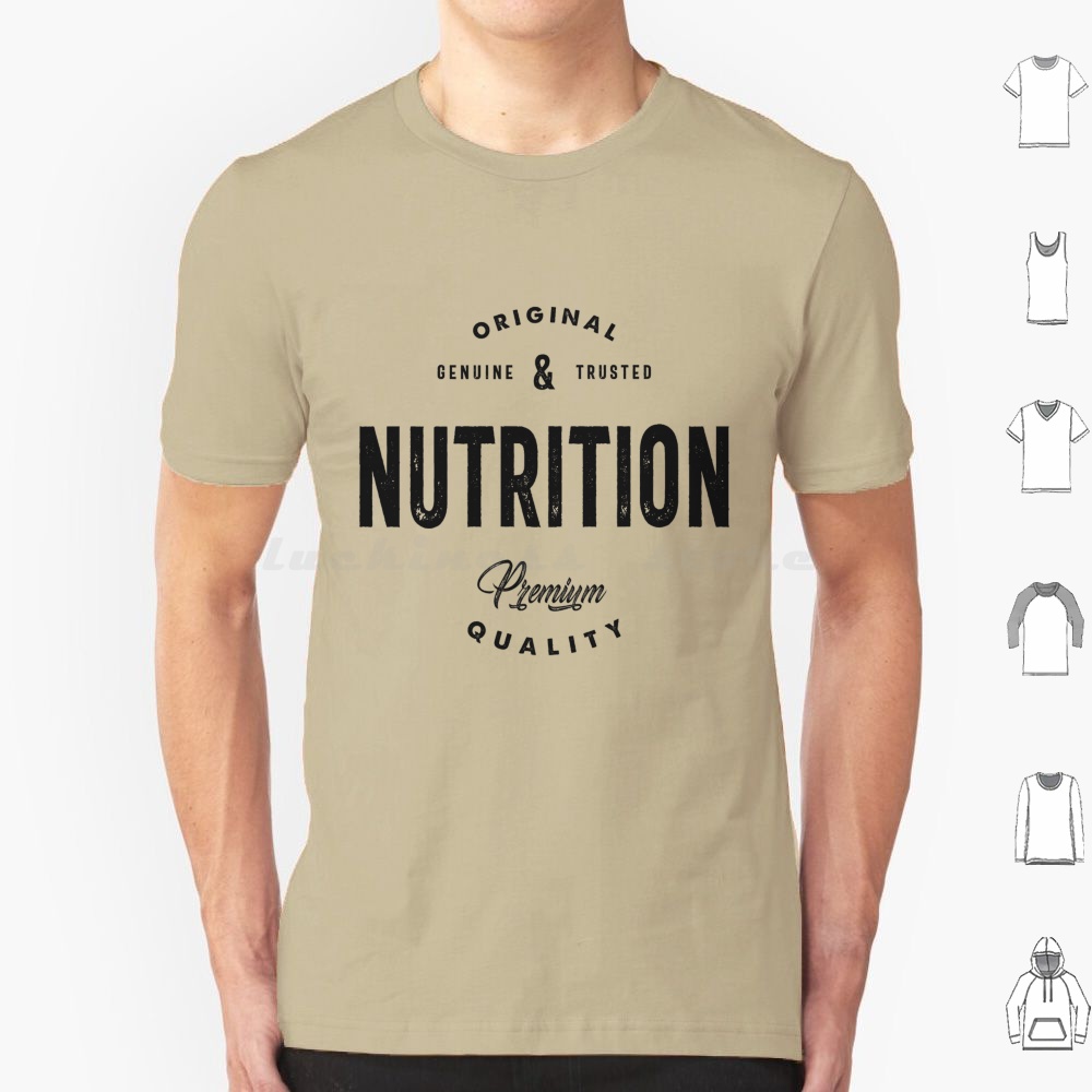 Nutrition & Fitness Hub - التغذية الأصلية تي شيرت القطن الرجال