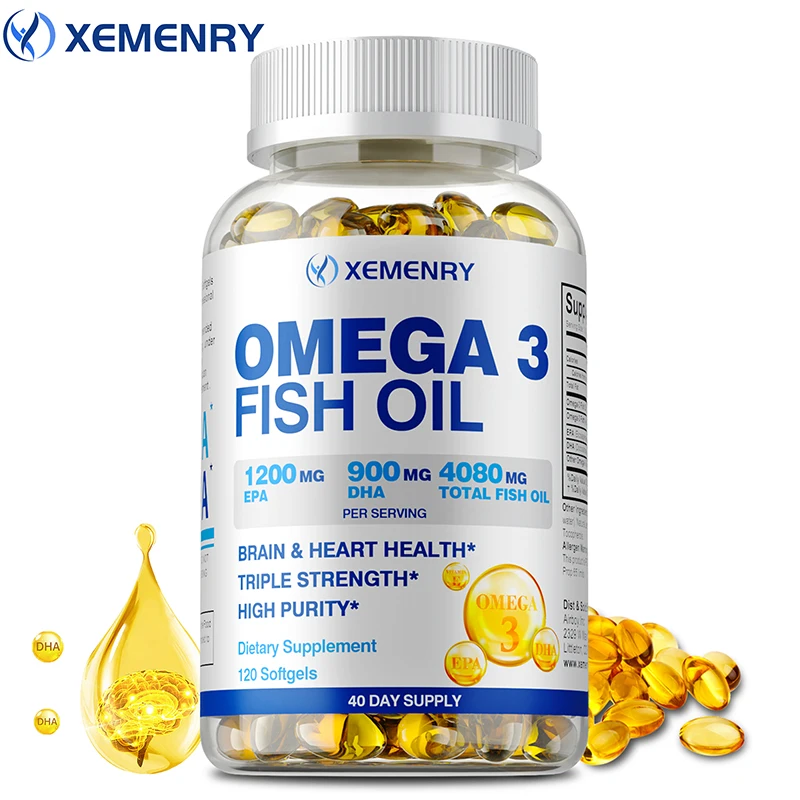 Omega 3 Fish Oil - زيت السمك أوميجا 3 - يعزز