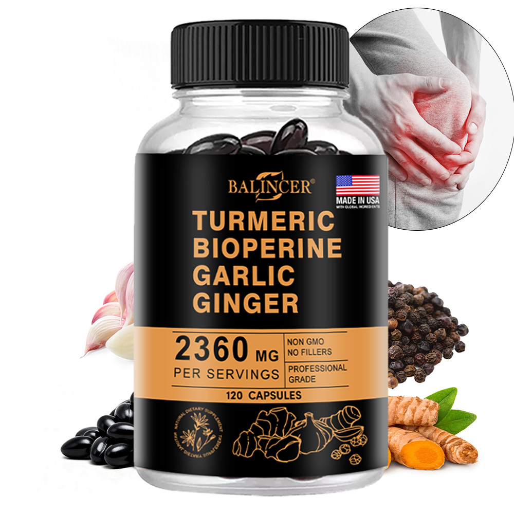 كبسولات الكركم والزنجبيل 2360  - مراجعة Turmeric Curcumin Capsule وسعره