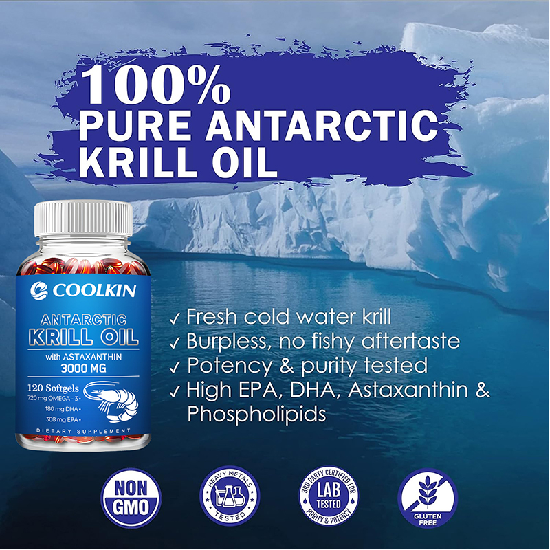 زيت كريل أنتاركتيكا 3000 مجم - - مراجعة Omega 3 Fish Oil وسعره