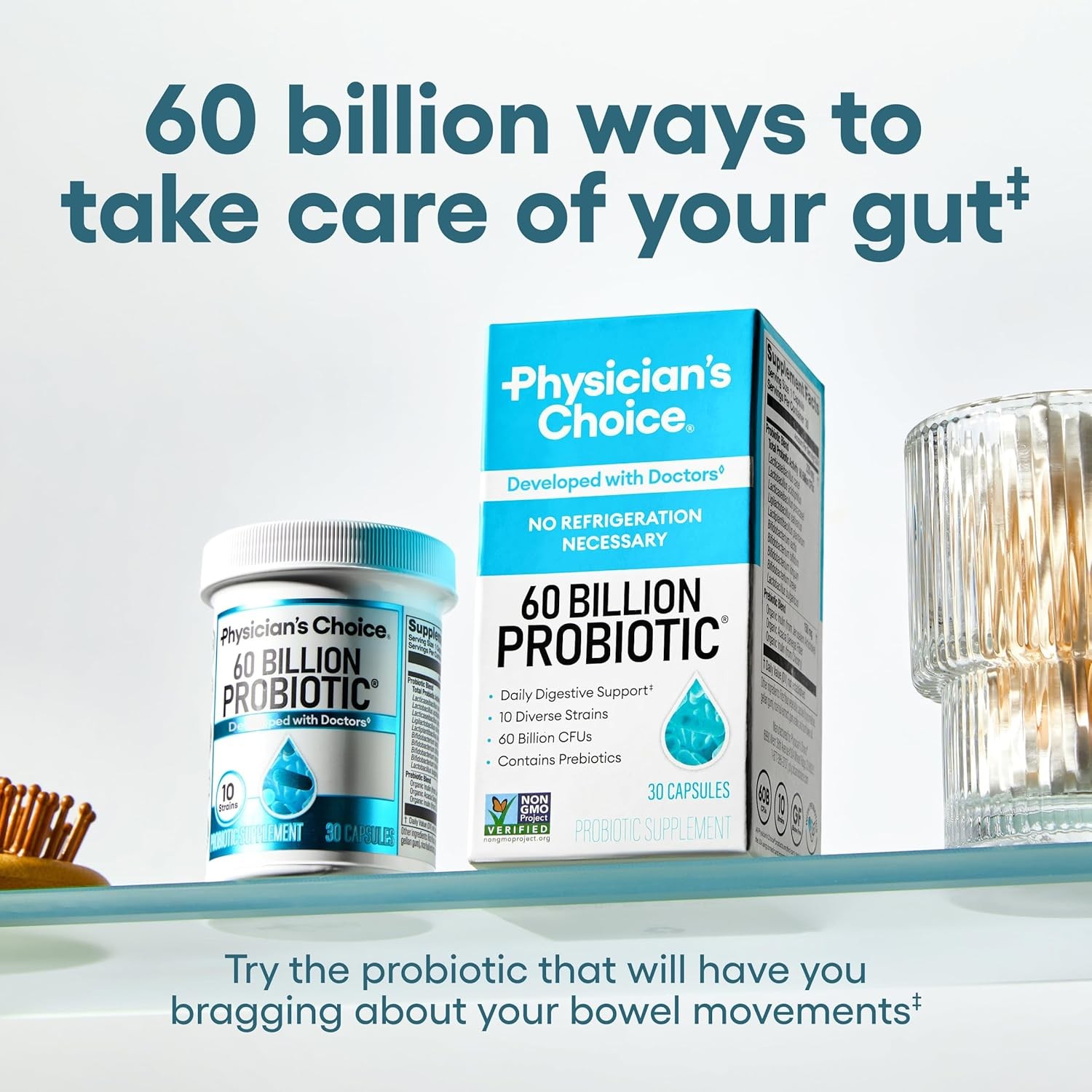 بروبيوتيك 60 مليار وحدة كروية  - مراجعة Digestive Enzyme Blend وسعره