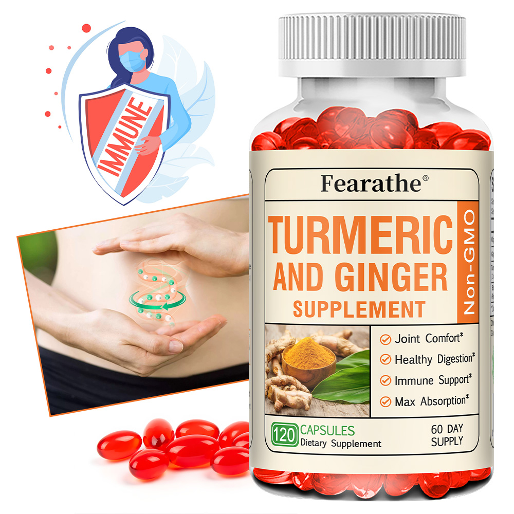 كبسولات الكركم مع الزنجبيل وال - مراجعة Turmeric Curcumin Capsule وسعره