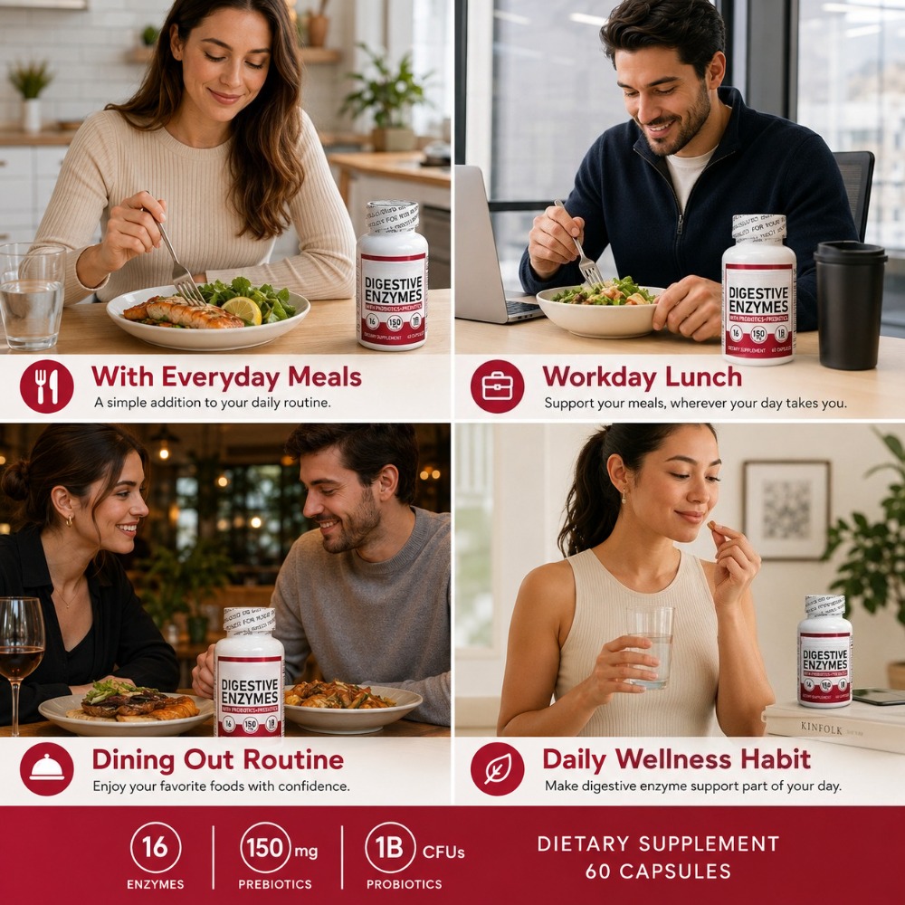 إنزيمات هاضمة مع 1 مليار وحدة  - مراجعة Digestive Enzyme Blend وسعره