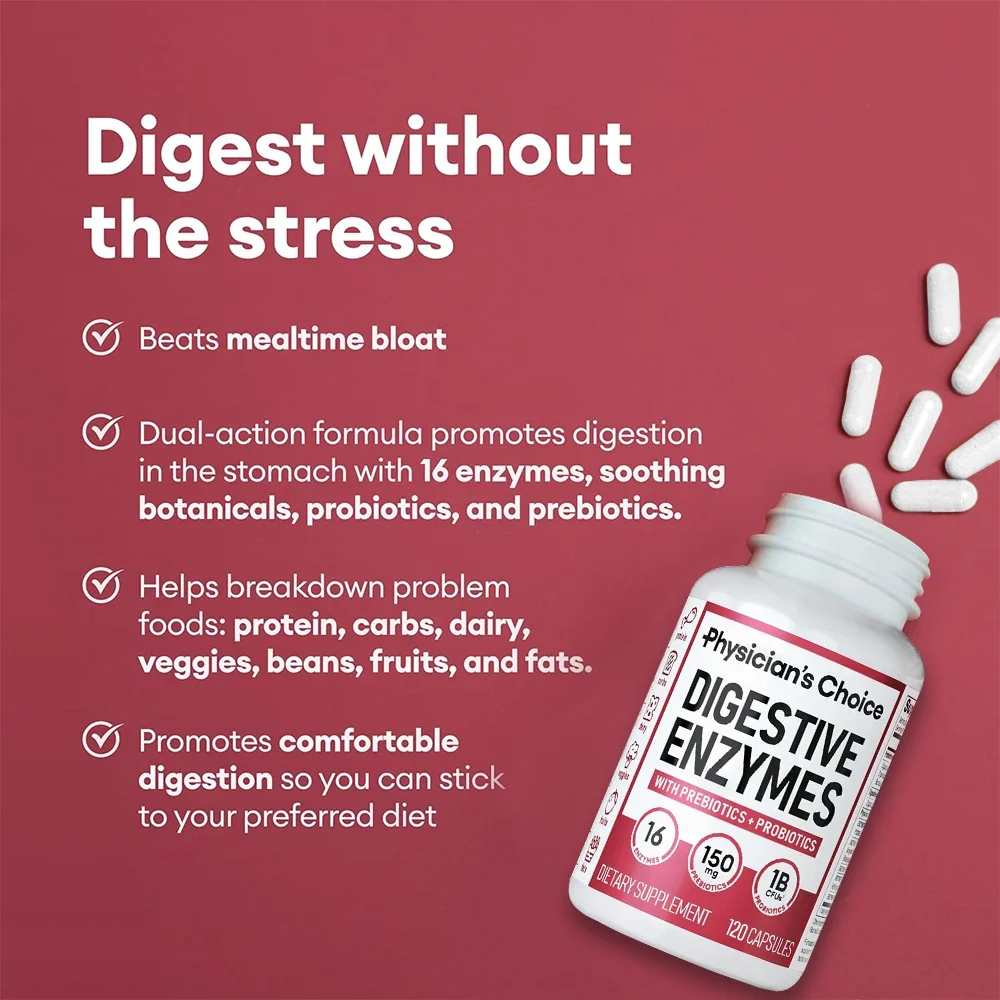 مكمل إنزيم رقمي عضوي ، يعزز ام - مراجعة Digestive Enzyme Blend وسعره