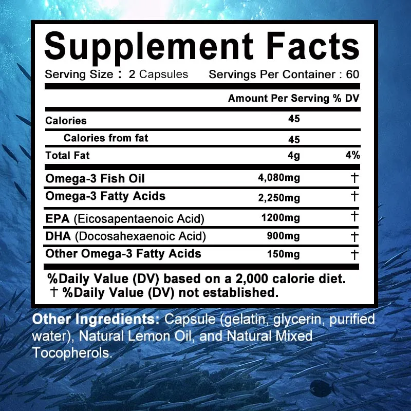 زيت السمك أوميغا 3 - يدعم الجه - مراجعة Omega 3 Fish Oil وسعره