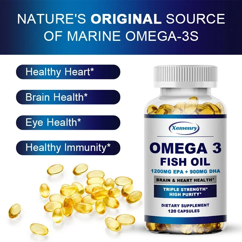زيت السمك أوميغا 3 - يدعم الجه - مراجعة Omega 3 Fish Oil وسعره