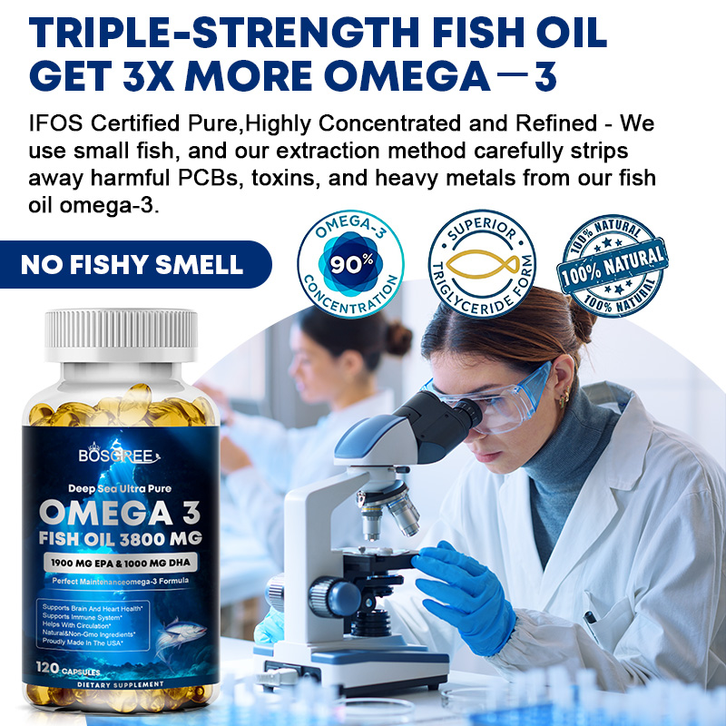 مكمل زيت السمك أوميغا 3، EPA+D - مراجعة Omega 3 Fish Oil وسعره