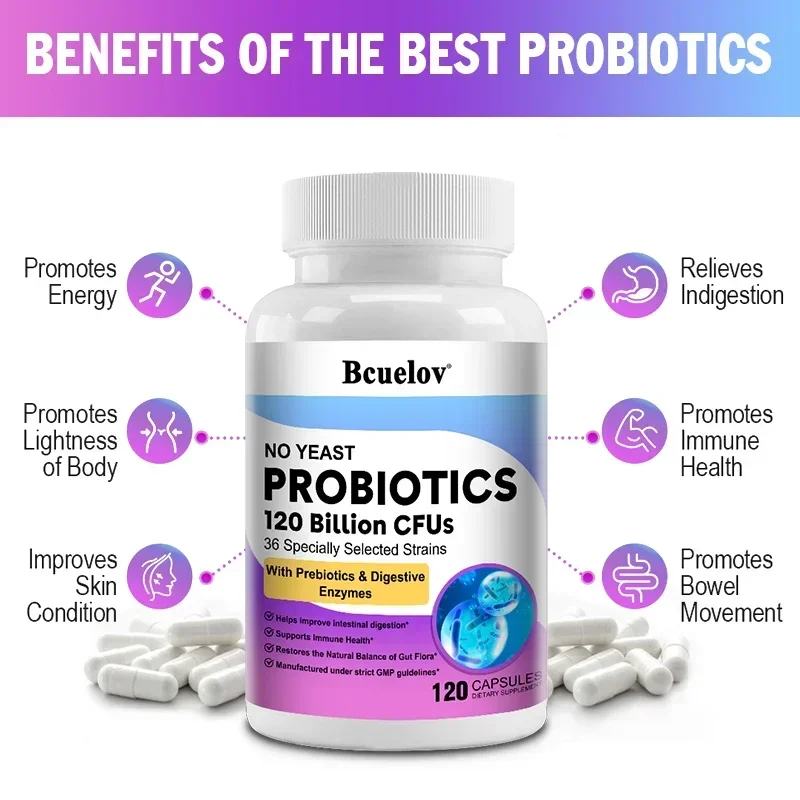 البروبيوتيك الصحي للهضمي 120 م - مراجعة Digestive Enzyme Blend وسعره