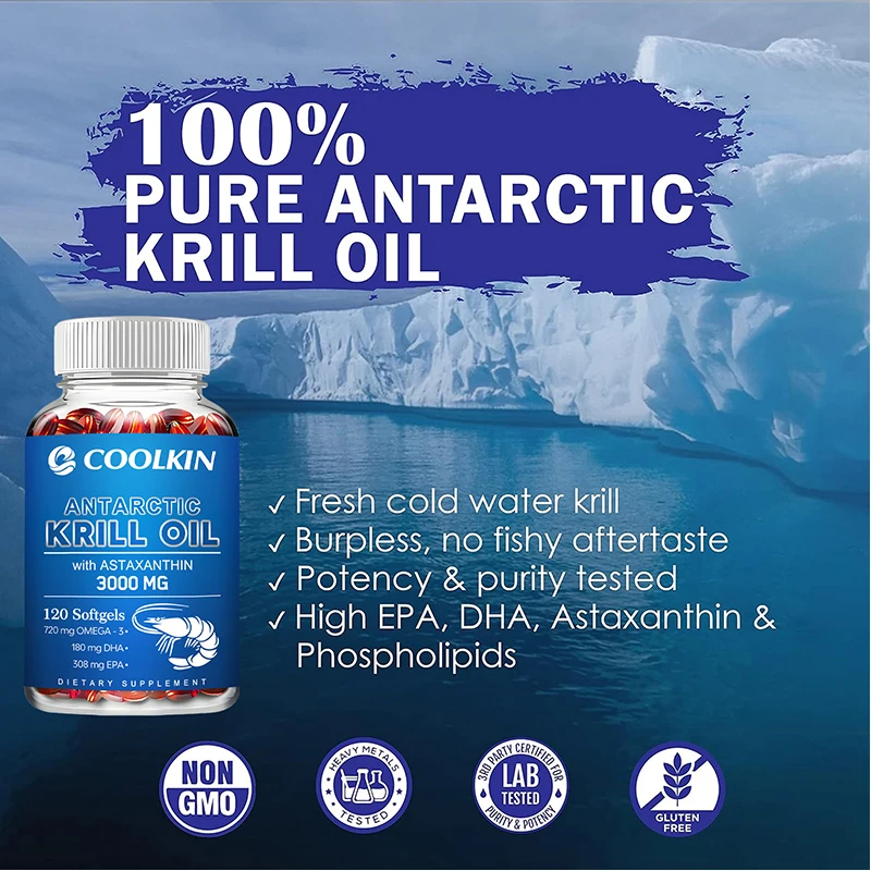زيت كريل أنتاركتيكا 3000 مجم - - مراجعة Omega 3 Fish Oil وسعره