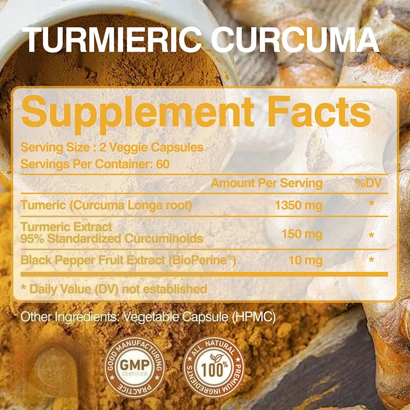 كبسولات الكركمين - تساعد على ت - مراجعة Turmeric Curcumin Capsule وسعره