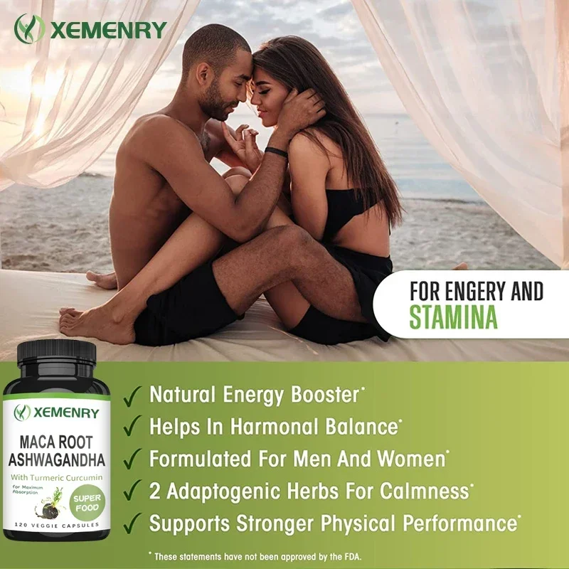 مكمل للرجال - جذر الماكا + أشو - مراجعة Turmeric Curcumin Capsule وسعره