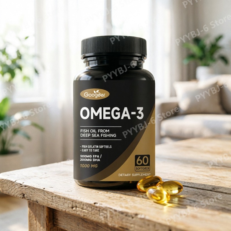 زيت السمك أوميغا-3 1000 ملغ كب - مراجعة Omega 3 Fish Oil وسعره