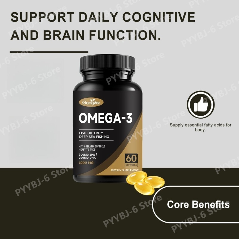 زيت السمك أوميغا-3 1000 ملغ كب - مراجعة Omega 3 Fish Oil وسعره